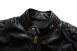 Liberté Sur Deux Roues : Blouson Cuir Avec Renforts Aux épaules!