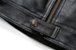 Liberté Sur Deux Roues : Blouson Cuir Avec Renforts Aux épaules!