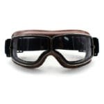 Lunette Biker: L’élégance Vintage Au Service Des Passionnés De Moto! Blanc