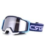 Lunettes De Moto Cross: Modernité Et Charisme à Pleins Gaz! Bleu - Fumé