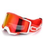 Lunettes De Moto Cross: Modernité Et Charisme à Pleins Gaz! Rouge & Blanc - Fumé