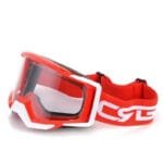 Lunettes De Moto Cross: Modernité Et Charisme à Pleins Gaz! Rouge & Blanc