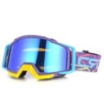 Lunettes De Moto Cross: Modernité Et Charisme à Pleins Gaz! Violet, Bleu, Jaune - Fumé