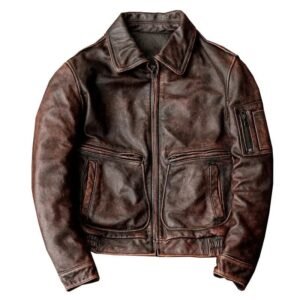 Manteau Marron En Cuir : L’élégance Biker à Adopter !