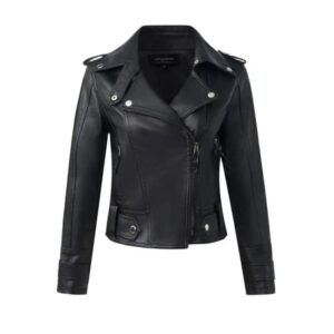 Osez La Rébellion Avec Notre Veste Style Motard En Simili Cuir !