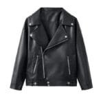 Osez Le Blouson Biker Noir Pour Un Style Audacieux Et Rebelle! Xs