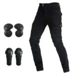 pantalon de moto noir style epure et confort absolu 2xs jean homme 158 1