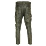 Pantalon En Cuir Homme Motard: Sécurité Et Confort Inégalés! - Vert / m