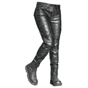 Pantalon Moto Femme En Cuir: Style Et Protection Inégalés! Sans Protection / 2xs