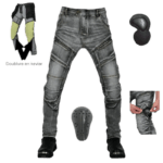 Pantalon Moto Homme: Alliez Confort Et Style Avec Cette Coupe Ajustée! - Avec Protections / 2xs