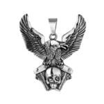 Pendentif Moto Aigle: Libérez Votre Esprit De Biker! Billes De Chaine 2mm