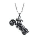 Pendentif Moto En Acier Inoxydable: Affichez Votre Style De Biker!