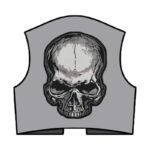 personnalisez votre style avec le patch brode thermocollant tete de mort brode 627 1
