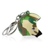 Porte-clé Moto: Hommage Aux Cascadeurs Des Années 90! Camouflage Vert