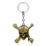 porte cle tete de mort affichez votre esprit biker or portecle 844 1
