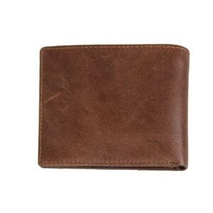 Portefeuille En Cuir Marron Homme: élégance Vintage à Portée De Main!