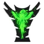 Protégez Votre Moto Avec L’élégant Ange Femme Vert !