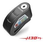 Protégez Votre Moto Avec Notre Bloque Disque Alarme Ultra-pratique! Noir