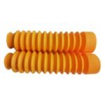 protegez votre moto avec notre protection bas de fourche jaune fourche 408 1