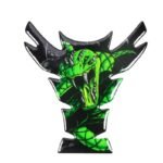 Protégez Votre Moto Avec Style Grâce Au Protège Réservoir Serpent Vert !