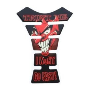 Protégez Votre Réservoir Moto Avec Notre Protection Crane De Diable Rouge !