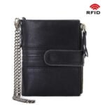 protegez votre style portefeuille moto rfid pour biker audacieux noir portefeuille 241 1