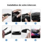 restez connecte avec notre intercom moto bluetooth 5 1 a commande guidon 880 1