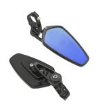 Rétroviseur Universel Noir Pour Moto Sportive : Vision Claire Et Sécurisée !