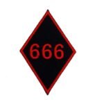 reveillez le diable en vous avec notre patch biker 666 noir rouge brode 239 1
