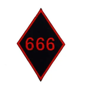 Réveillez Le Diable En Vous Avec Notre Patch Biker 666 ! 1 Réveillez Le Diable En Vous Avec Notre Patch Biker 666! Noir & Rouge