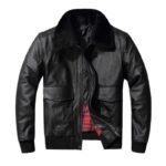 Révélez Votre Style Avec Le Blouson Cuir Noir Aviateur Chic !