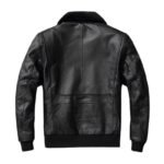 Révélez Votre Style Avec Le Blouson Cuir Noir Aviateur Chic !