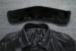 Révélez Votre Style Avec Le Blouson Cuir Noir Aviateur Chic !
