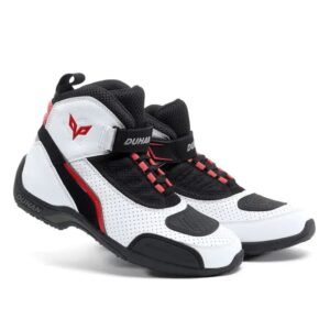 revetez le style jeune avec la chaussure moto respirante blanc 40 basket 225 1