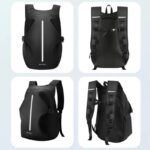 sac a dos moto etanche avec bande reflechissante alliez style confort sac a dos moto 425 1