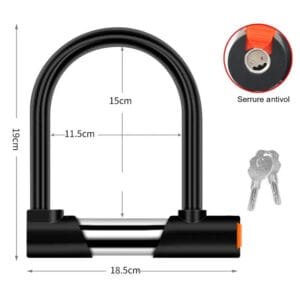 Sécurisez Votre Deux-roues Avec Notre Antivol Moto u Ultra Robuste!