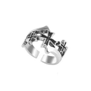 Sublimez Votre Style Avec La Bague Gothique Croix Au Design Unique !