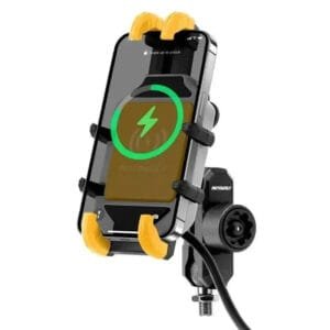 Support Téléphone Moto Avec Charge Rapide: Sécurité Et Puissance En Route! Vis M10