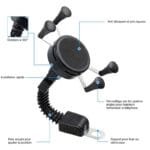 Support Téléphone Moto Flexible Avec Rotation 360° Pour Le Roadtrip!