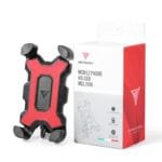 Support Téléphone Moto Induction: Chargez En Roulant Avec Style! Rouge - Fixation Guidon