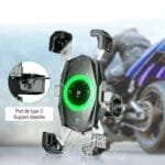 Support Téléphone Moto Mobase: Fusion Parfaite De Confort Et Technologie!