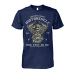t shirt biker adoptez un design audacieux pour les passionnes de moto bleu s 214 T-shirt Biker: Adoptez Un Design Audacieux Pour Les Passionnés De Moto! Bleu / s