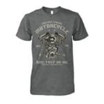 T-shirt Biker: Adoptez Un Design Audacieux Pour Les Passionnés De Moto! Gris / s