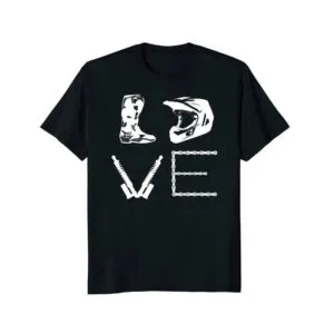 T-shirt Biker Moto Cross Love : Liberté Et Audace Au Rendez-vous !