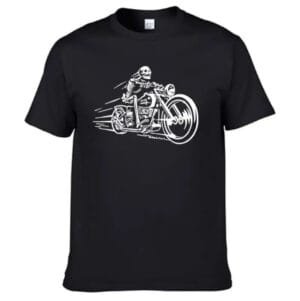 Tee-shirt Biker Harley: Liberté Et Aventure à Portée De Main! - Noir / s