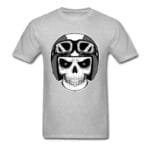 Tee-shirt Homme Biker: Affichez Votre Esprit Libre Avec Style! Gris / Xs