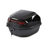 Top Case Moto Noir: Protection Ultime Pour Vos Aventures! Sans Socle