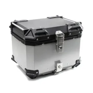 Top Case Moto Universel Chromé: Alliez Style Et Protection!