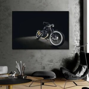 Transformez Votre Espace Avec Notre Toile Moto Stylée! 20x30cm