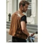 Veste Biker En Cuir élégante Pour Homme – Confort Et Style Assurés!